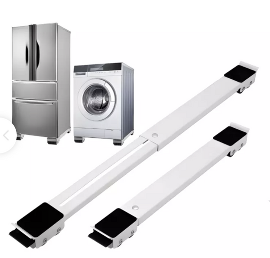 Base con Ruedas ajustable para Lavadoras y Electrodomésticos... ¡Simplifica tu vida!